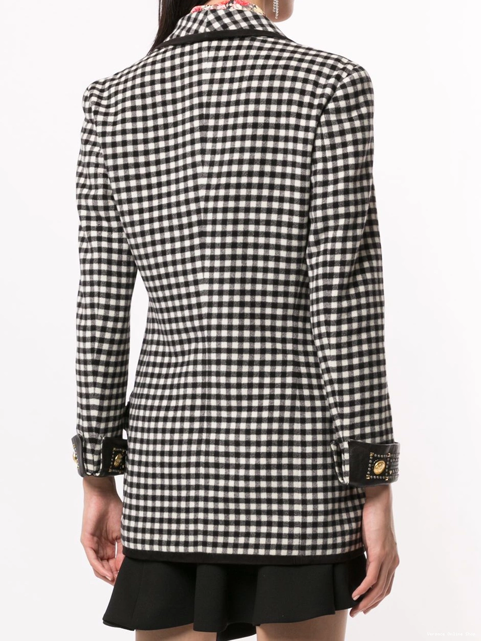 Cheap Versace Women long sleeve coat jacket 0715